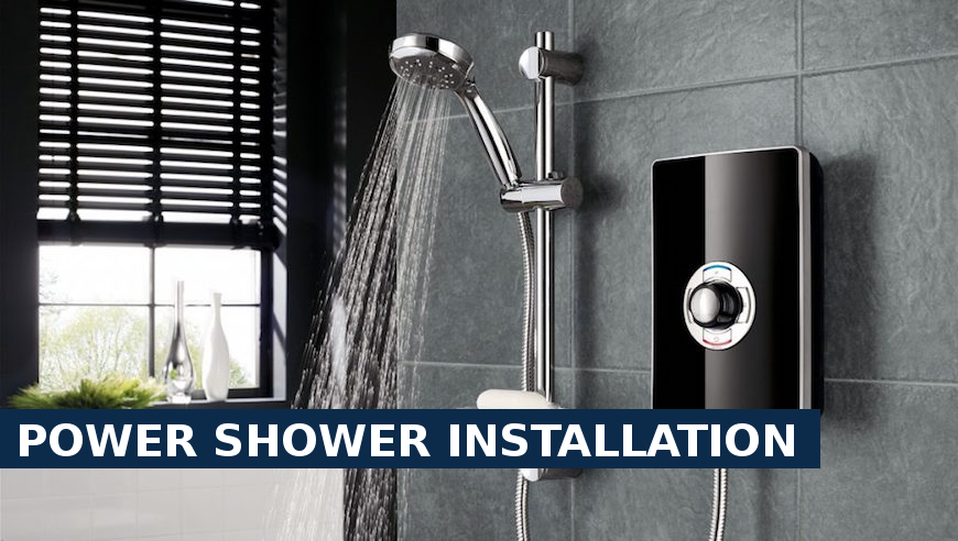 Power shower installation Hornsey